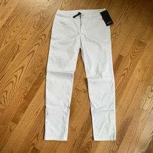 NWT Lululemon ABC Pant Slim 34”L - White